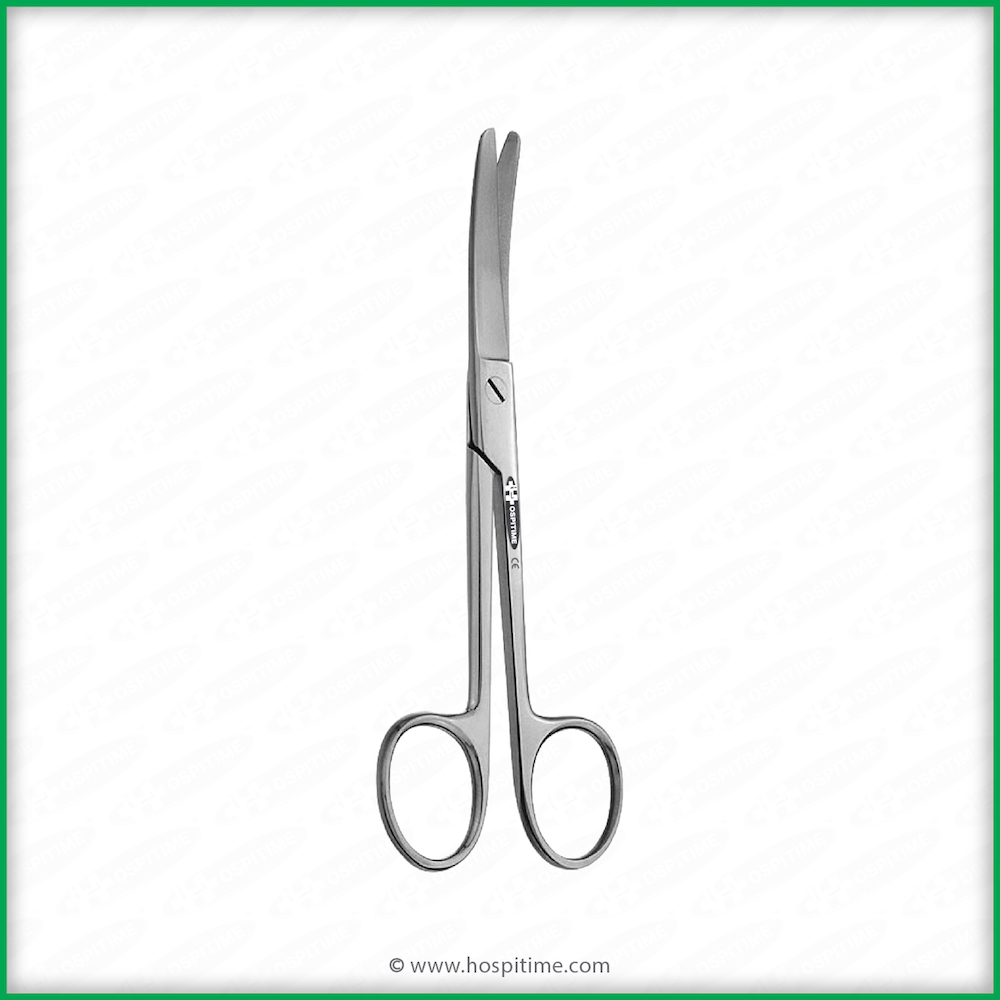 Dressing Scissors BxB Curved-Hospitime India Surgical Instruments Manufacturer-Delhi