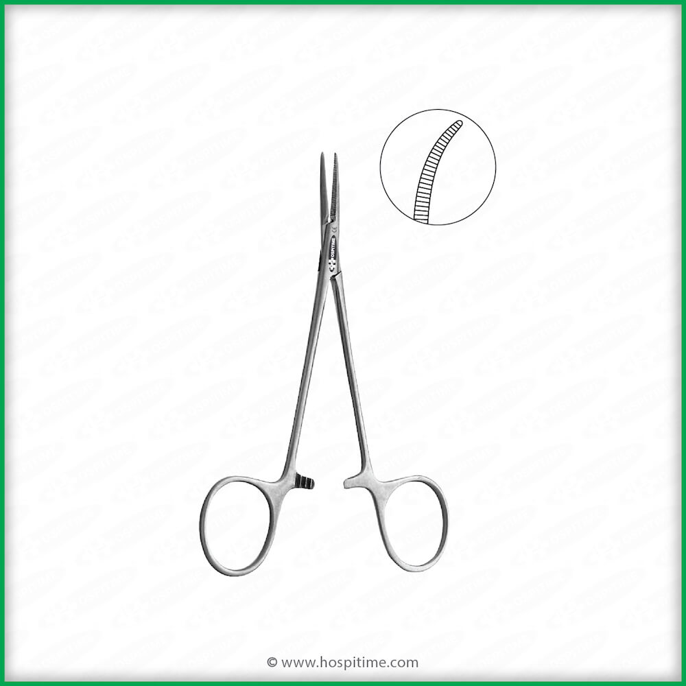 Mosquito Artery Hemostatic Forceps Curved, Hospitime India Surgical Instruments Manufacturer, Delhi