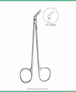 Pott's Scissors 45° Angled
