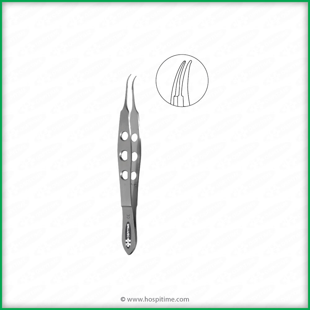 Suture Tying Serrated Curved Dissecting Forceps, Hospitime India Surgical Instruments, Delhi
