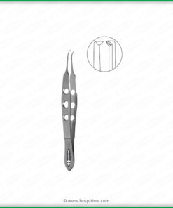 Suture Tying Dissecting Forceps 10cm 1X2 Teeth Curved