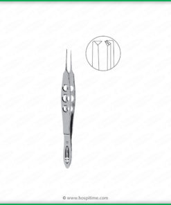 Suture Tying Dissecting Forceps 10cm 1X2 Teeth Straight