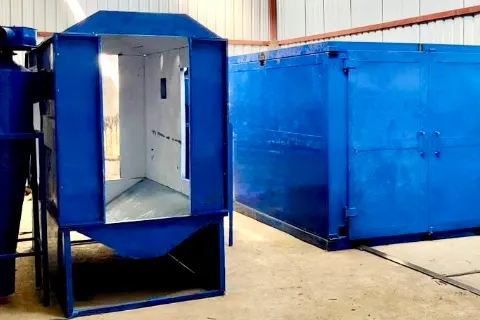 Processing enclosure at Hospitime facility